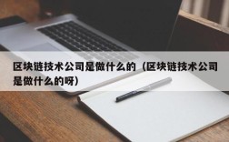区块链技术公司是做什么的（区块链技术公司是做什么的呀）