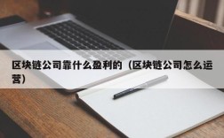 区块链公司靠什么盈利的（区块链公司怎么运营）