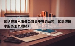 区块链技术服务公司是干嘛的公司（区块链技术服务怎么赚钱）