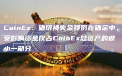 CoinEx：确切损失金额仍在确定中，受影响资金仅占CoinEx总资产的很小一部分