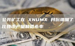 公共矿工在 XNUMX 月份增加了比特币产量和哈希率