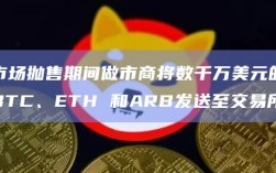 市场抛售期间做市商将数千万美元的BTC、ETH 和ARB发送至交易所
