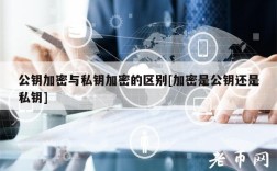 公钥加密与私钥加密的区别[加密是公钥还是私钥]