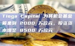 Tioga Capital 为其机会基金筹集到 2000 万欧元，投资资本增至 8500 万欧元