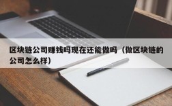 区块链公司赚钱吗现在还能做吗（做区块链的公司怎么样）