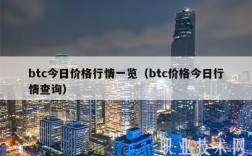 btc今日价格行情一览（btc价格今日行情查询）
