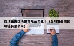 深圳云海区块链有限公司王垚（深圳市云海区块链有限公司）