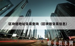 区块链地址交易查询（区块链交易信息）