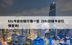 btc今日价格行情一览（btc价格今日行情查询）