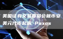 美国证券交易委员会就币安美元代币起诉 Paxos