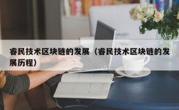 睿民技术区块链的发展（睿民技术区块链的发展历程）