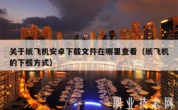 关于纸飞机安卓下载文件在哪里查看（纸飞机的下载方式）
