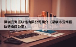 深圳云海区块链有限公司简介（深圳市云海区块链有限公司）