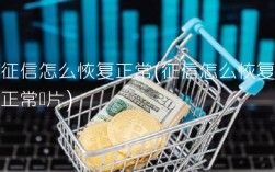 征信怎么恢复正常(征信怎么恢复正常图片)
