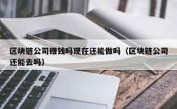 区块链公司赚钱吗现在还能做吗（区块链公司还能去吗）