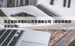 真正做区块链的公司有哪些公司（做区块链技术的公司）