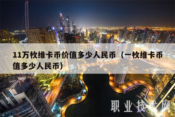 11万枚维卡币价值多少人民币（一枚维卡币值多少人民币）-图1