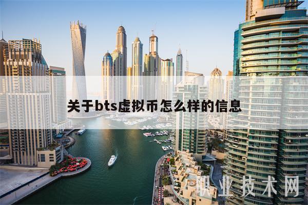关于bts虚拟币怎么样的信息-图1