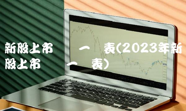 新股上市时间一览表(2023年新股上市时间一览表)-图1