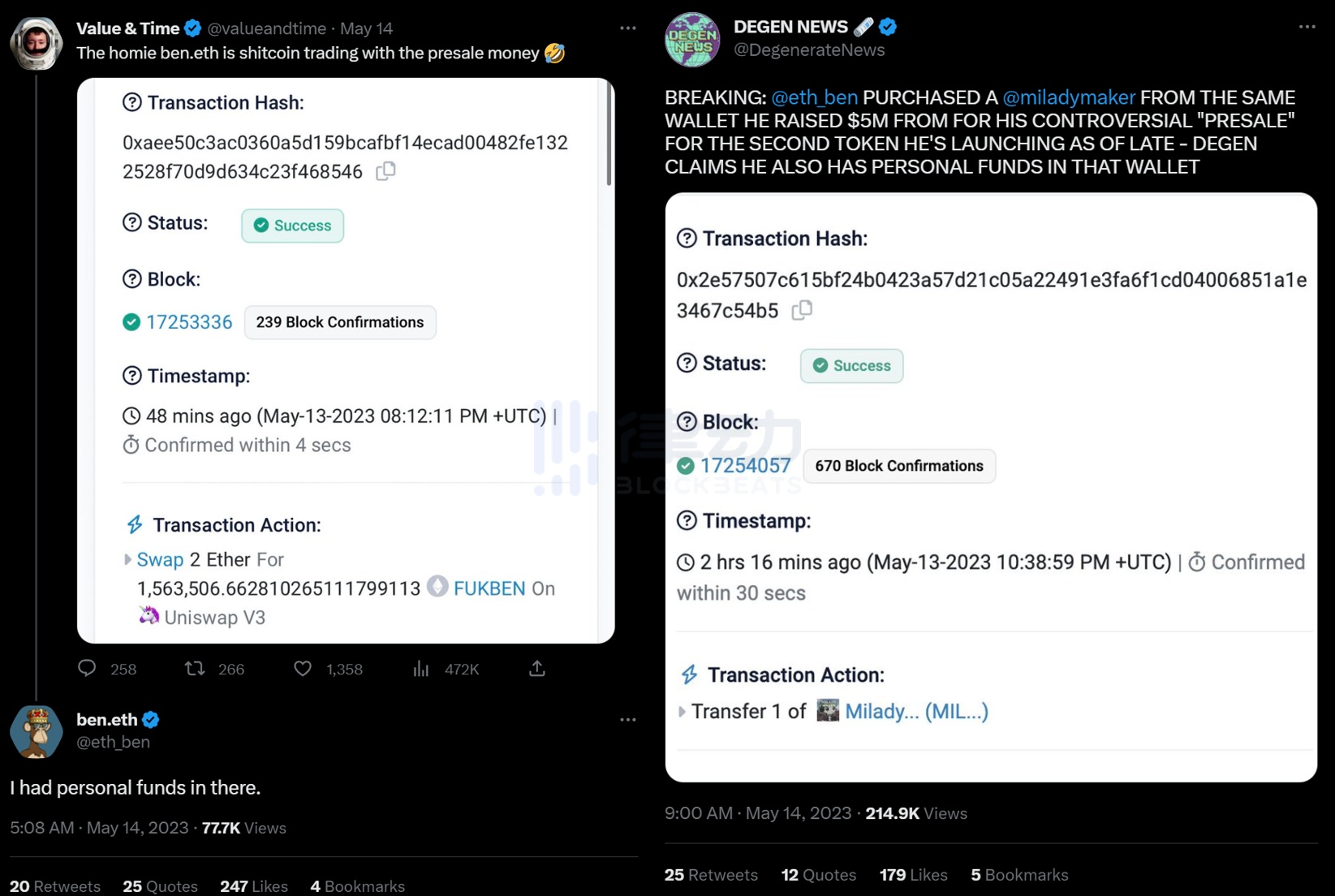 Meme季里的荒谬乱象：我，Ben.eth，打钱-图6