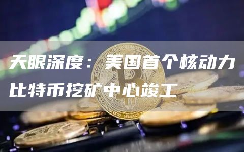 天眼深度：美国首个核动力比特币挖矿中心竣工-图1