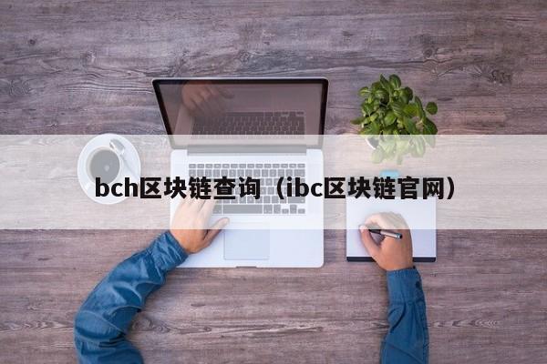 bch区块链查询（ibc区块链官网）-图1