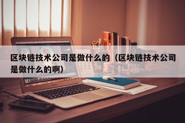 区块链技术公司是做什么的（区块链技术公司是做什么的啊）-图1