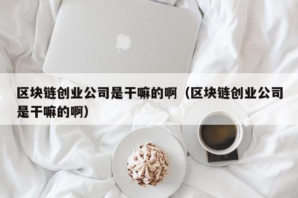 区块链创业公司是干嘛的啊（区块链创业公司是干嘛的啊）-图1