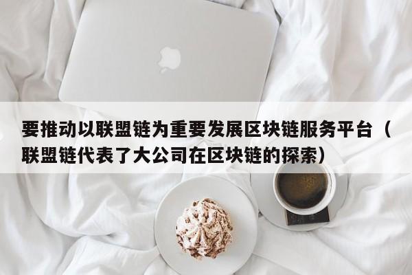 要推动以联盟链为重要发展区块链服务平台（联盟链代表了大公司在区块链的探索）-图1