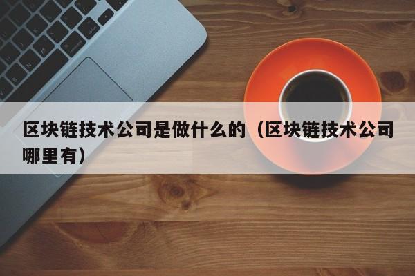 区块链技术公司是做什么的（区块链技术公司哪里有）-图1