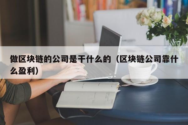 做区块链的公司是干什么的（区块链公司靠什么盈利）-图1