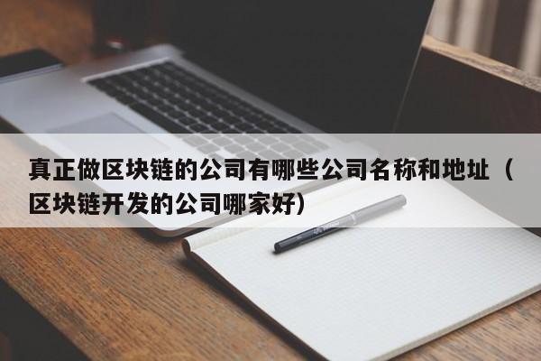 真正做区块链的公司有哪些公司名称和地址（区块链开发的公司哪家好）-图1