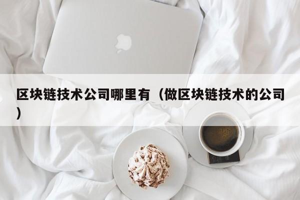 区块链技术公司哪里有（做区块链技术的公司）-图1