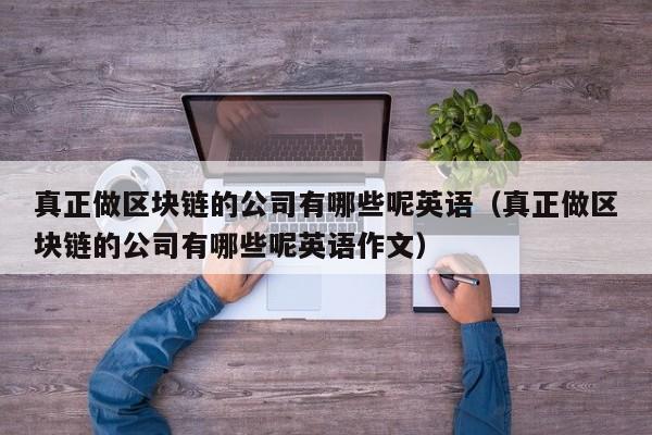 真正做区块链的公司有哪些呢英语（真正做区块链的公司有哪些呢英语作文）-图1