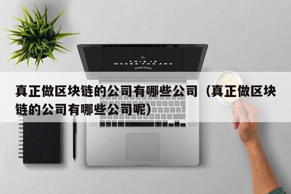 真正做区块链的公司有哪些公司（真正做区块链的公司有哪些公司呢）-图1