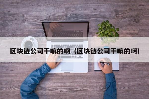区块链公司干嘛的啊（区块链公司干嘛的啊）-图1