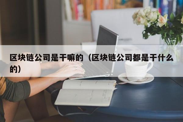 区块链公司是干嘛的（区块链公司都是干什么的）-图1