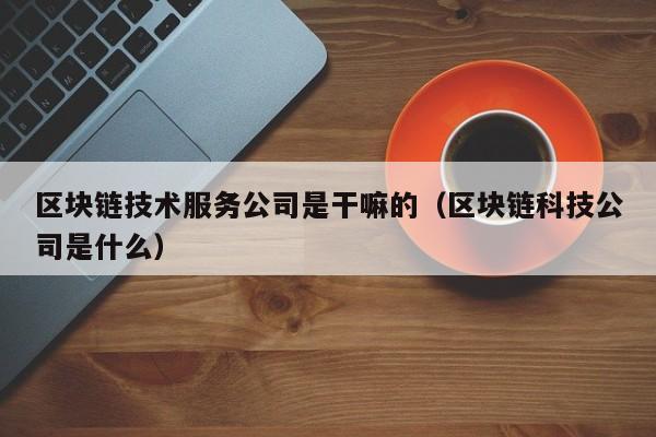 区块链技术服务公司是干嘛的（区块链科技公司是什么）-图1