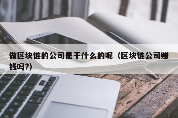 做区块链的公司是干什么的呢（区块链公司赚钱吗?）-图1