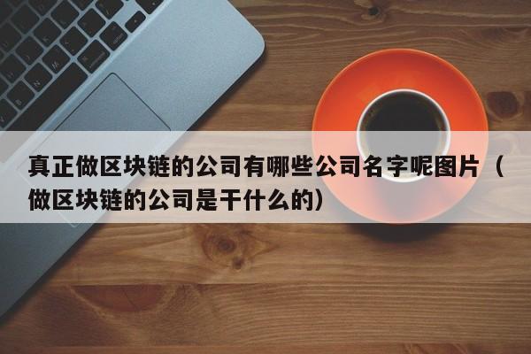 真正做区块链的公司有哪些公司名字呢图片（做区块链的公司是干什么的）-图1