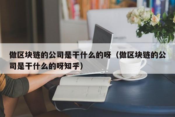 做区块链的公司是干什么的呀（做区块链的公司是干什么的呀知乎）-图1