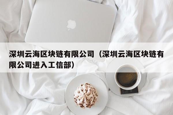 深圳云海区块链有限公司（深圳云海区块链有限公司进入工信部）-图1