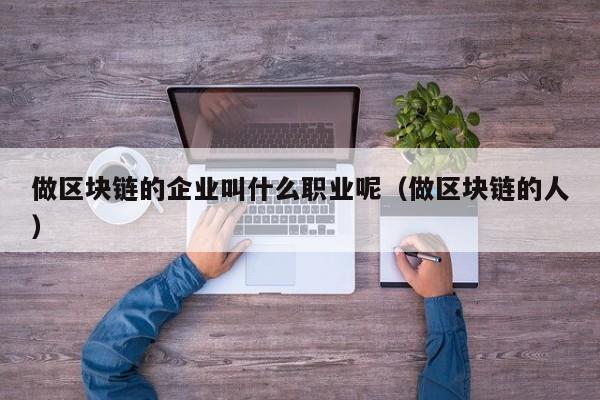 做区块链的企业叫什么职业呢（做区块链的人）-图1