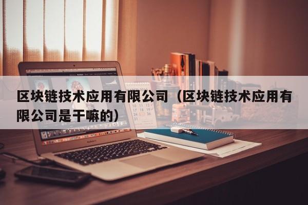 区块链技术应用有限公司（区块链技术应用有限公司是干嘛的）-图1