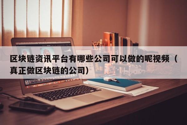 区块链资讯平台有哪些公司可以做的呢视频（真正做区块链的公司）-图1